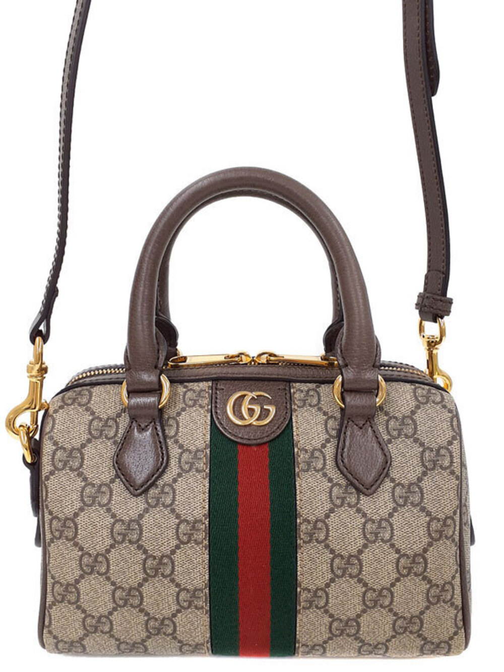 Gucci Ophidia Boston Bag 2way Brown